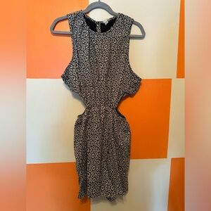 NWOT Floral Black & White American Eagle Romper